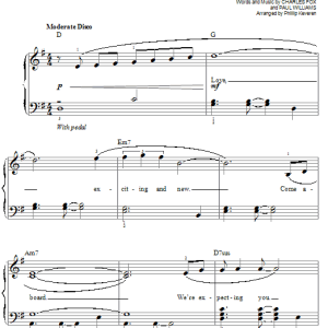 Charles Fox Love Boat Theme (arr. Phillip Keveren) Musik Noten - Easy Piano - 75363-0