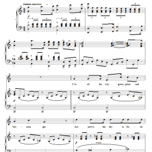 Charles H. Gabriel The Palms (Les Rameaux) Musik Noten - Piano & Vocal - 21097-0