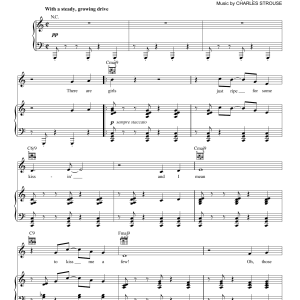 Charles Strouse A Lot Of Livin' To Do Musik Noten - Piano, Vocal & Guitar Chords - 52363-0