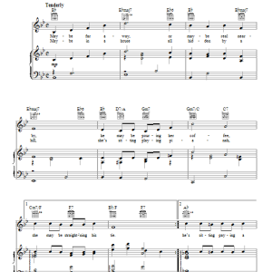Charles Strouse Maybe Musik Noten - Piano, Vocal & Guitar Chords - 58775-0