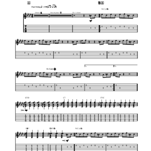Charlie Christian Seven Come Eleven Musik Noten - Guitar Tab - 68999-0