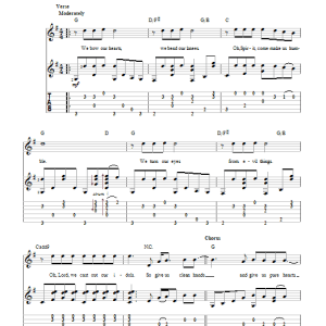 Charlie Hall Give Us Clean Hands Musik Noten - Solo Guitar - 83022-0
