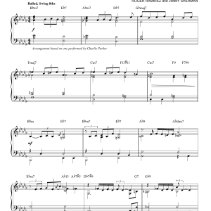Charlie Parker Lover Man (Oh, Where Can You Be?) (arr. Brent Edstrom) Musik Noten - Piano Solo - 164649-0