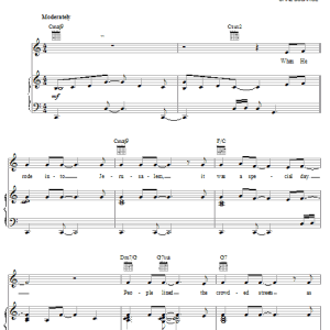 Chaz Bosarge When Children Give Him Praise Musik Noten - Piano, Vocal & Guitar Chords - 27061-0