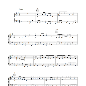 Cherry Ghost 4am Musik Noten - Piano, Vocal & Guitar Chords - 38753-0