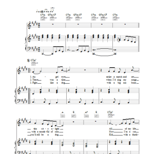 Cherry Ghost Mountain Bird Musik Noten - Piano, Vocal & Guitar Chords - 38750-0