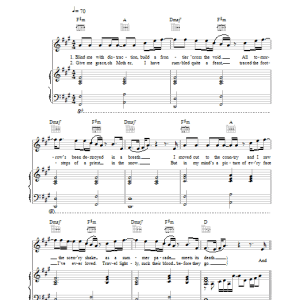 Cherry Ghost Roses Musik Noten - Piano, Vocal & Guitar Chords - 38741-0