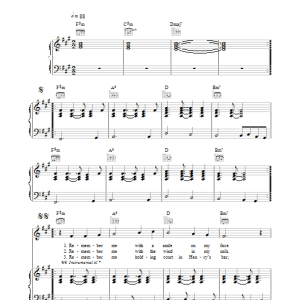 Cherry Ghost Thirst For Romance Musik Noten - Piano, Vocal & Guitar Chords - 38744-0