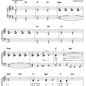 Chicago Old Days Musik Noten - Easy Piano - 25425-0