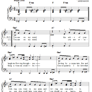 Chicago You Are On My Mind Musik Noten - Easy Piano - 25427-0
