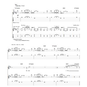 Chickenfoot Sexy Little Thing Musik Noten - Guitar Tab - 91454-0