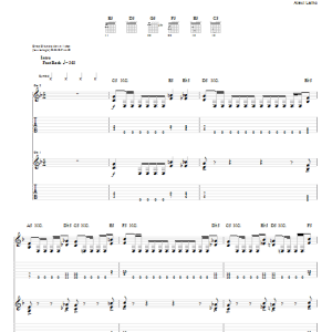 Children Of Bodom Hellhounds On My Trail Musik Noten - Guitar Tab - 72219-0
