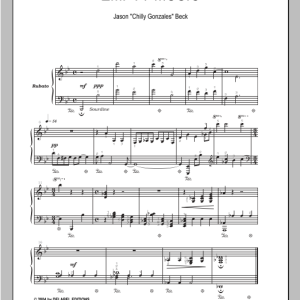 Chilly Gonzales Empty Music Musik Noten - Piano Solo - 93927-0