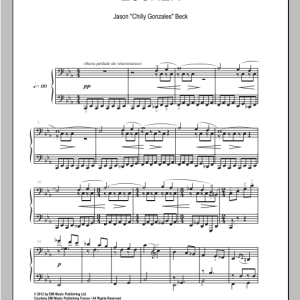 Chilly Gonzales Escher Musik Noten - Piano Solo - 94484-0