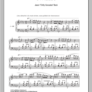 Chilly Gonzales Othello Musik Noten - Piano Solo - 94483-0