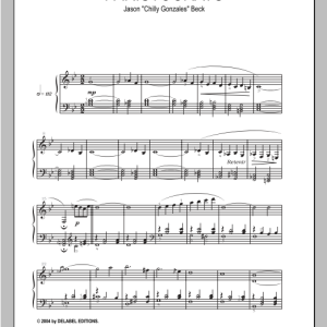 Chilly Gonzales Paristocrats Musik Noten - Piano Solo - 93906-0