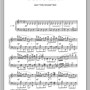 Chilly Gonzales Salon Salloon Musik Noten - Piano Solo - 93923-0
