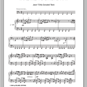 Chilly Gonzales Take Me To Broadway Musik Noten - Piano Solo - 93904-0