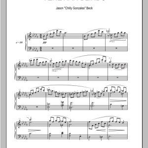 Chilly Gonzales Venetian Blinds Musik Noten - Piano Solo - 94486-0