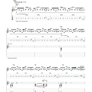 Chimaira Salvation Musik Noten - Guitar Tab - 75357-0