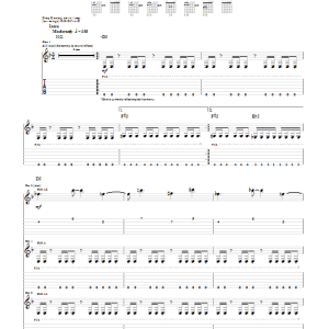 Chimaira The Flame Musik Noten - Guitar Tab - 75350-0