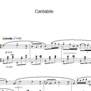 Chopin Cantabile Musik Noten - Piano Solo - 24389-0