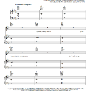 Chris Brown Don't Wake Me Up Musik Noten - Piano, Vocal & Guitar Chords - 94210-0