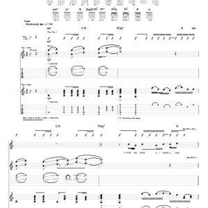 Chris Cornell Arms Around Your Love Musik Noten - Guitar Tab - 63495-0