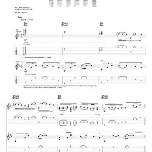 Chris Cornell Disappearing Act Musik Noten - Guitar Tab - 63494-0