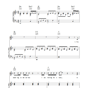 Chris de Burgh Borderline Musik Noten - Piano, Vocal & Guitar Chords - 35660-0