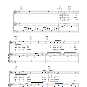 Chris de Burgh Just A Word Away Musik Noten - Piano, Vocal & Guitar Chords - 39402-0