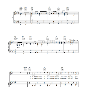 Chris de Burgh The Ballroom Of Romance Musik Noten - Piano, Vocal & Guitar Chords - 39394-0