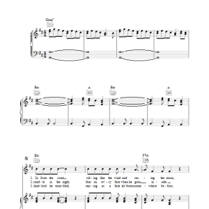 Chris de Burgh The Traveller Musik Noten - Piano, Vocal & Guitar Chords - 39375-0