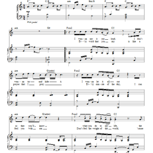 Chris Mann Falling Musik Noten - Piano & Vocal - 98694-0