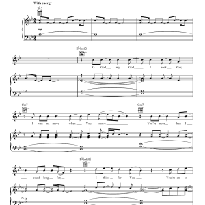 Chris Tomlin Waterfall Musik Noten - Piano, Vocal & Guitar Chords - 155058-0
