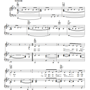 Chris Young Tomorrow Musik Noten - Piano, Vocal & Guitar Chords - 84560-0