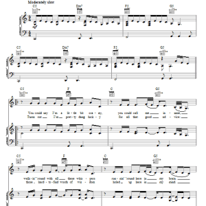 Chris Young Voices Musik Noten - Piano, Vocal & Guitar Chords - 77952-0