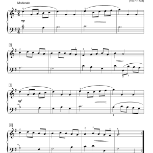 Christian Petzold Menuet In G Major, BWV App. 114 Musik Noten - Educational Piano - 168995-0