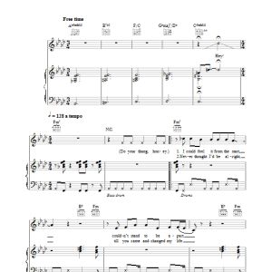 Christina Aguilera Ain't No Other Man Musik Noten - Piano, Vocal & Guitar Chords - 36456-0