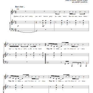 Christina Aguilera Dirrty Musik Noten - Piano, Vocal & Guitar Chords - 22922-0