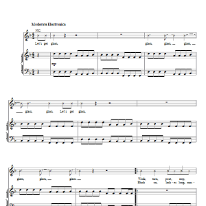 Christina Aguilera Glam Musik Noten - Piano, Vocal & Guitar Chords - 82500-0