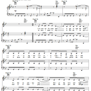 Christina Aguilera Intro (Back To Basics) Musik Noten - Piano, Vocal & Guitar Chords - 62426-0