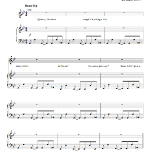 Christina Aguilera Not Myself Tonight Musik Noten - Piano, Vocal & Guitar Chords - 75122-0
