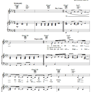 Christina Aguilera Thank You (Dedication To Fans...) Musik Noten - Piano, Vocal & Guitar Chords - 62434-0