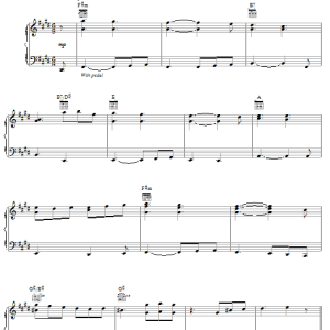 Christina Aguilera The Right Man Musik Noten - Piano, Vocal & Guitar Chords - 62438-0