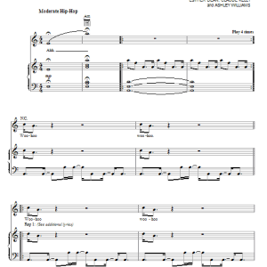 Christina Aguilera Woohoo Musik Noten - Piano, Vocal & Guitar Chords - 82503-0