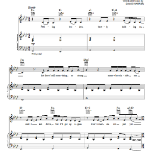 Christina Aguilera You Haven't Seen The Last Of Me Musik Noten - Piano, Vocal & Guitar Chords - 95672-0