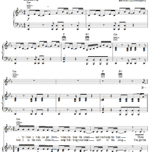 Christina Milian AM To PM Musik Noten - Piano, Vocal & Guitar Chords - 20396-0