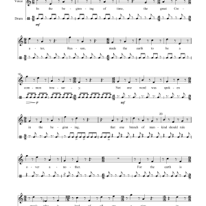 Christopher Fox The True Standard Advanced (for voice and drum) Musik Noten - Piano & Vocal - 45848-0