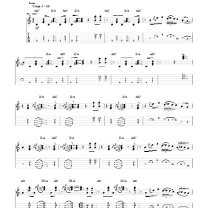 Chuck Loeb North, South, East And Wes Musik Noten - Guitar Tab - 50943-0